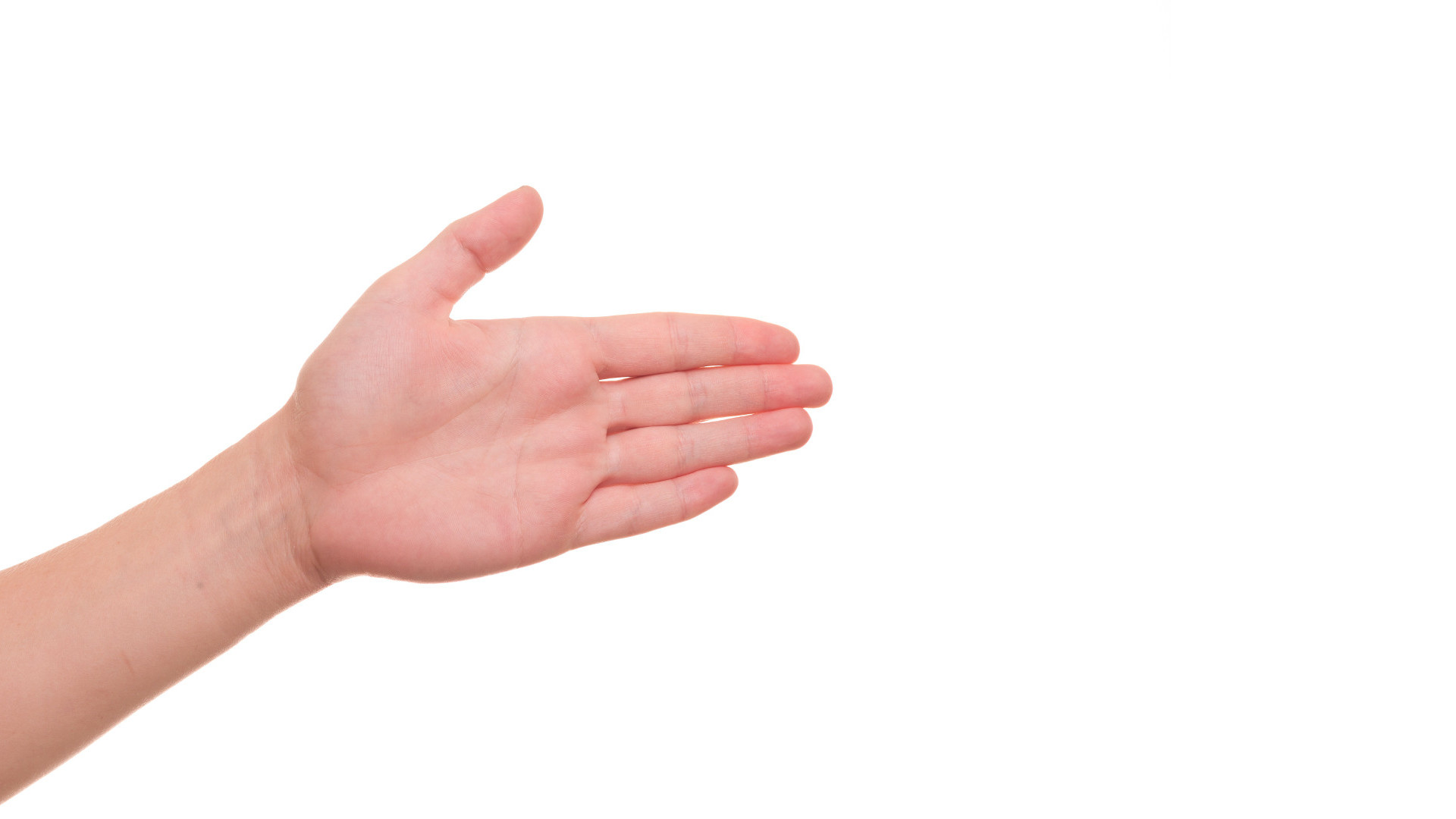 uitgestrekte hand uitgestrekte hand